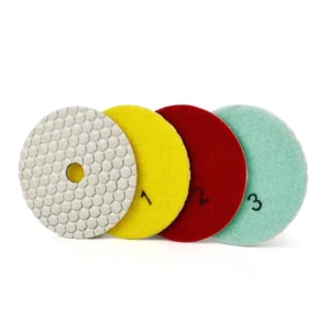50 180mm Dry Resin Bond Diamond Polishing Pads (50 3000# Grit Very Fine) for Marble Concrete Granite & Stone Disc Shape