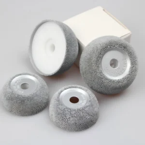 50*20mm SSG170/230 Alumina Abrasive Miniature Cup Shape Grinding Wheel Rasp Buffing Tire Grinding Wheels For Tire Repair
