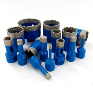 50mm Vacuum Brazed Hard Porcelain Marble Diamond Core Drill Bit Crowns for Ceramic Tile
