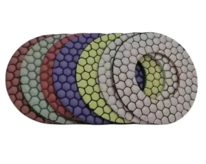 5inch 130mm Round Dry Diamond Polishing Pads Diamond Resin Bond Sanding Disc for Granite Marble Stone