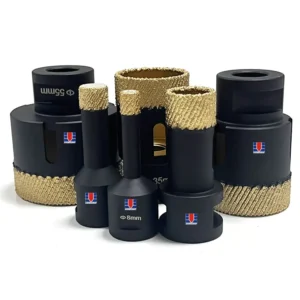 6 125mm M14 Thread Vacuum Brazed Diamond Core Drill Bits Hole Saw Hole Cutter for Tile Granite Marble Stone