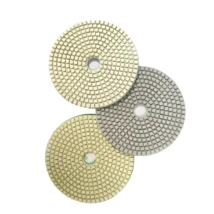 6 Step Diamond Polishing Pad Kits for Granite Quartz and Ceramic Porcelain Tile with air Wet Polisher and Backer up Pads