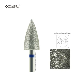 6.60mm Conical Shape Standard Diamond Bits Various Grits Customized Logo Available