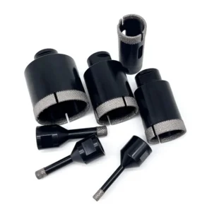 6mm 150mm Crown M14 Thread Vacuum Brazed Diamond Core Drill Bit 8mm Straight Concrete Marble Stone Porcelain Ceramic Tiles