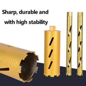 6mm 158mm 108mm Diamond Core Drill Concrete and Airon Cutting Bit Wet or Dry for Granite Asphalt with Diamond Segment
