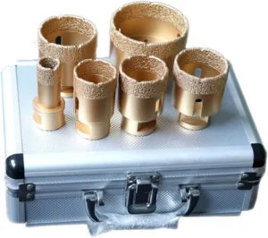 6pcs Diamond Drill Bit Kit Dia 20 35 40 50 68mm M14 Drilling Core Bits for Marble Hole Saw Crown Vacuum Brazed Diamond Drill