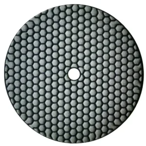 7″ 180mm Honeycomb Dry Diamond Polishing Pads Hexagon Pattern Granite Marble Concrete Polishing Disc