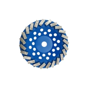 7 Inch D180mm Turbo Segment Diamond Cup Wheel with 24 Segment Grit 30 Medium Bond Diamond Grinding Wheel Concrete Grinding Disc
