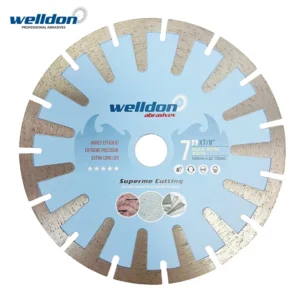 7 Inch Diamond Saw Blade Granite Cutting Disc for Concrete Mesh Segments Grinding Blade Shaping Tool