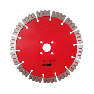 7 Inch Diamond Saw Blade Stone Cutting Cement Slotting Industrial Grade OEM Hot Press Power Tool