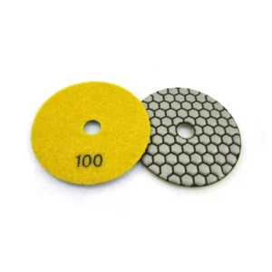 7-step 100mm Resin Diamond Dry Polishing Pad For Granite Marble Polishing