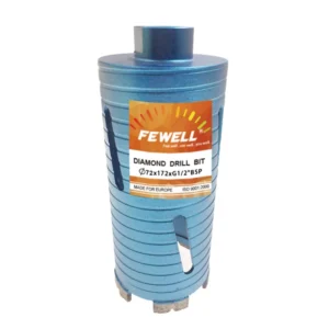 72*24*3.5*10*4*172*G1/2″ Thread Laser Welded Diamond Segmented Core Drill Bit for Dry Cutting Granite Concrete