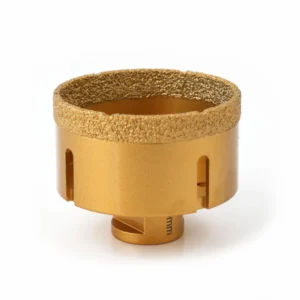75mm M14 Thread Shank Hole Saw Dry Vacuum Brazed Diamond Core Drill Bits for Angle Grinder Ceramic Tile Granite Marble