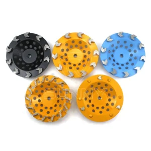 7In Diamond Grinding Cup Wheel 180mm Metal Very Fine Abrasive Concrete Floor Grinder Disc 10 Segment Options Available