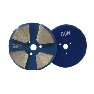 80mm Medium Metal Bond 50 Grit Diamond Grinding Disc Concrete Floor Polishing Pad OEM 6# 400# Grit ISO9001 Certified 4