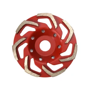 9″ L Fast Dry or Wet Diamond Cup Grinding Wheels Abrasive Block for Concrete Masonry Stone Material
