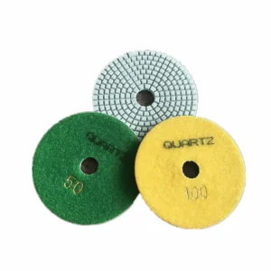 Abrasive 7-Step Diamond Polishing Pads for Dry Use on Marble Granite Quartz (50#-1500# Grit)