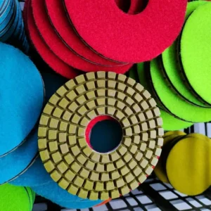 Abrasive Diamond Polishing Pad for Granite Marble Medium Hardness 50# 800# Grit 5 Inch Diameter OEM ODM OBM Customizable Hook