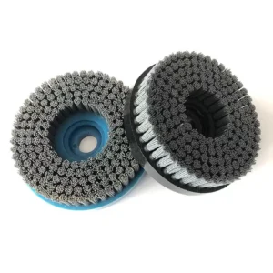 Antique Frankfurt Style Diamond SiC Grinding Brush Industrial Grade Nylon for Floor Steel Wood Surface Polishing