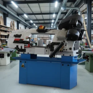 BS-712N Mini Metal Cutting Band Sawing Machine with HT300 Bed 220V 380V Energy Saving Machine for Metal Work