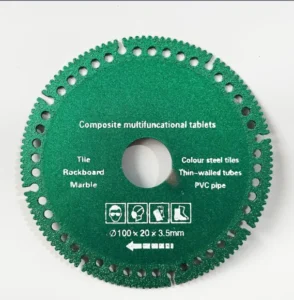 Brazed Diamond Blade Metal Saw Blade Sharp Cutting Low Vibration Durable Blade Industrial Construction Heavy Duty Blade