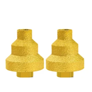 Brazed Diamond Pyramid Drill Bit Three Step Hole Expander Chamfering Trimming Angle Grinder Tile Stone Drilling Masonry Drilling