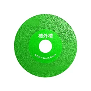 Brazed Diamond Stone Slab Cutting Disc 100mm Diameter CrN Coated For Tiles And Slabs