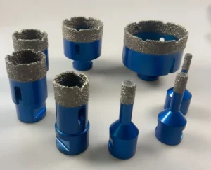 Brazing Diamond Hole Opener Drill Bit Set for Marble Tile Rock Slab Ceramic Granite Quartz Stone