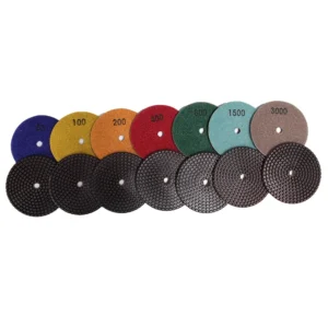 Ceramic Concrete 4 Inch Wet Dry Quartz Diamond Floor Marble Granite Polishing Pads