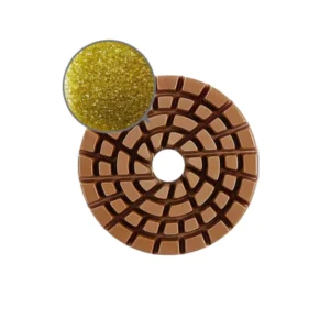 China Factory 4inch 100mm Diamond Wet Polishing Pads Flexible Soft Coarse Abrasive Angle Grinder Granite Polishing