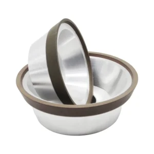 China Factory Bowl Shaped Sintered Resin Flat Diamond Sharpening Grinding Wheel Custom or Standard Diamond Grinding Cup Wheel