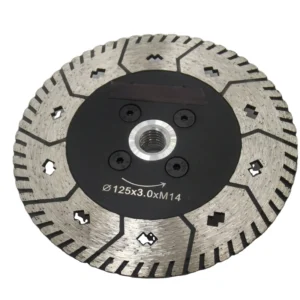Circular 125mm*M14 Industrial Professional Diamond Saw Blade Turbo for Wet Dry Hard Granite Cutting