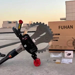 Concrete Ring Saw Wall Cutting Machine 410mm Blade 3000W 300mm Depth High Frequency Brushless Portable High Power Dust Free
