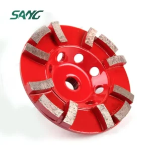 Concrete Tools Customized Good Heat Dissipation Customized Diamond Cup Grinding Wheel for Concrete Floor Grinding