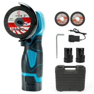 Cordless Brush Angle Grinder Kit DIY Trigger 500W Lithium Ion Battery Mini Electric Grinder Handheld Cutter for Metal Wood
