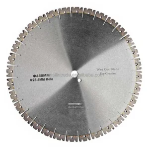 Custom Supplier 400 mm 16 Inch Diamond W Teeth Abrasive Circular Cutting Saw Blade for Granite Marble Quartz Stone