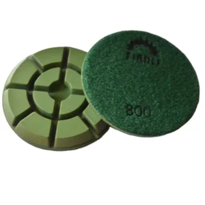 Customizable 3 Inch Resin Floor Diamond Polishing Abrasive Pad for Concrete Floors OEM Supported