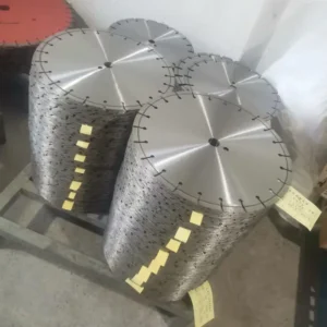 Customizable 350 400 450 500 600 mm Laser Welded High Speed Small Cutting Gap Diamond Stone Cutting Disc Saw