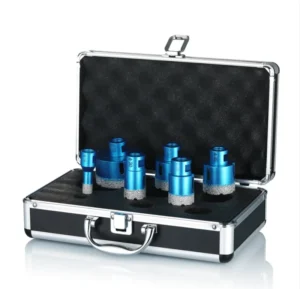 Customizable 5/8″-11 Thread 6-150mm Diamond Grit Edge Hole Saws Vacuum Brazed Diamond Core Drill Bit Sets for Angle Grinder
