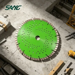 Customizable High Strength Laser Welded Turbo Diamond Saw Blade for Reinforced Concrete Asphalt Road Cutting