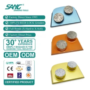 Customizable Soft Medium Hard Bond 30 200 Grit Diamond Abrasive Tools Lavina Grinding Block for Concrete Floor Grinder