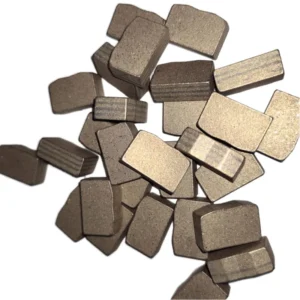 Customized Diamond Core Drill Bit Segment OEM Support for Metal Power Tool Parts for Granite Cutting