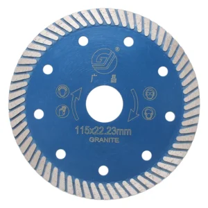 Customized OEM Professional Diamond Turbine Saw Blade Hot Press Industrial Grade 115mm Cutting Granite Stone Marble Concrete