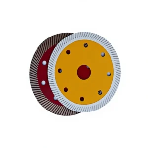 Customized Professional Diamond Turbine Saw Blade Industrial Grade Ti Coated OEM Cutting Granite Stone Marble Concrete