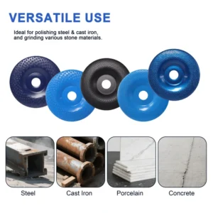 Diamond Abrasive Disc 125mm 2mm Low Vibration Grinding Disk for Angle Grinder