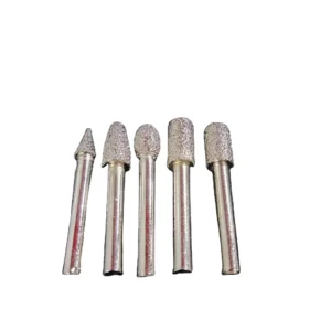 Diamond CNC Router Bit Accessory Stone Carving Professional Core Drill Bits 6mm Shank 25mm Working Length Carbide Drilling