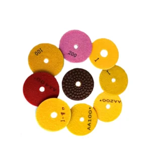 Diamond Customized Size Wet Buffing Pad for Glass and Artificial Stone 1500 Grit