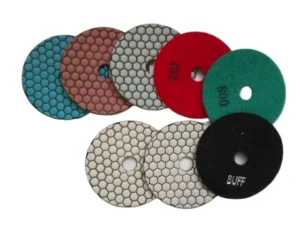 Diamond Flexible Dry Polishing Pads 125mm 100mm 1set 7pcs Abrasive Sanding Disc Stone Granite Marble Ceramic Tile Polisher Pad