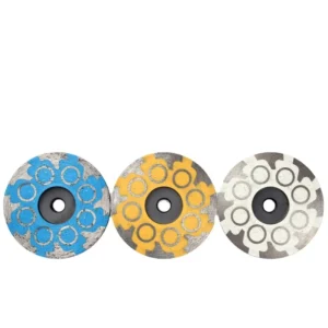 Diamond Grinding Disc Cup Wheel M14 Thread 4 Inch Resin Filled Metal Bond Sanding Disc Lower Noise with Great Finish