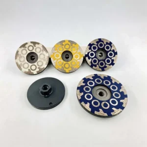 Diamond Grinding Disc Grinding Cup Wheel M14 Thread 4 Inch Resin Filled Metal Bond Sanding Disc Lower Noise with Great Finish